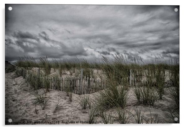 Dunes Day Acrylic by Judy Hall-Folde