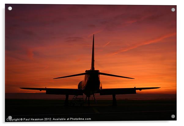 Sunrise on Sparrowhawk Acrylic by P H
