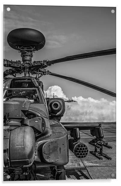 Apache Longbow Attack Helicopter Acrylic by P H