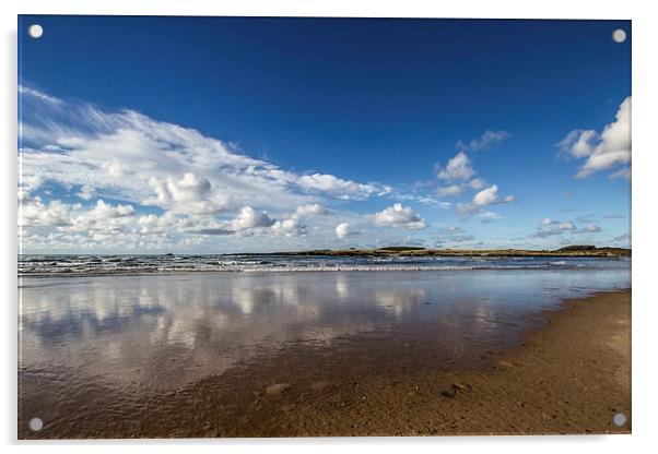 Anglesey Beach Acrylic by P H