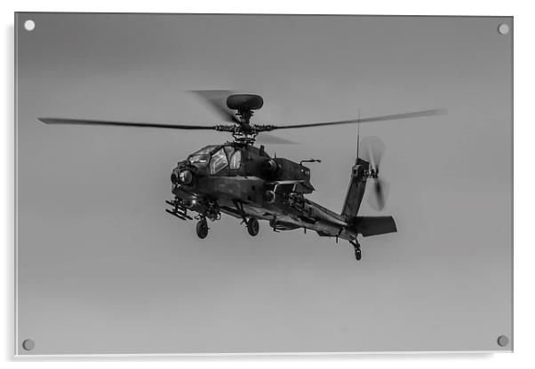 Apache Attack Helicopter Acrylic by P H