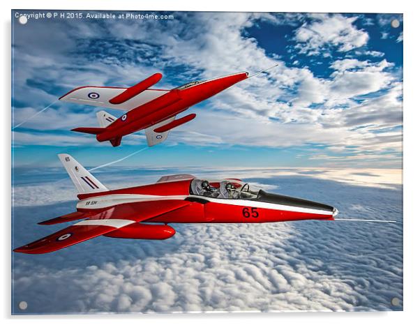  Fast Jet Pilot Acrylic by P H