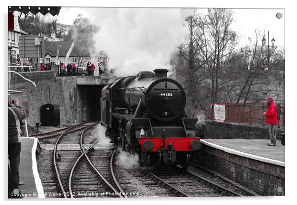 LLangollen Steam Train Acrylic by john walker