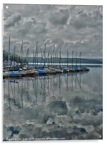 mohne lake Acrylic by carl blake