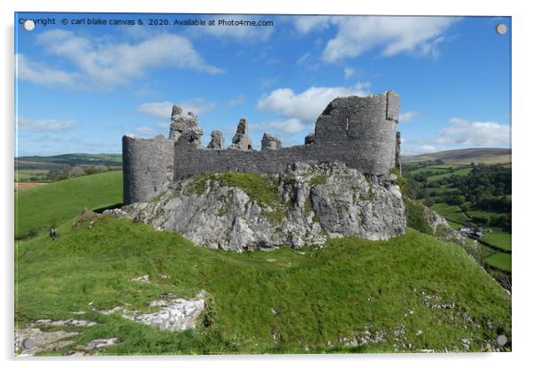 castle in the sky Acrylic by carl blake