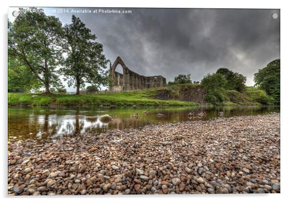 Bolton Abbey Acrylic by nick hirst