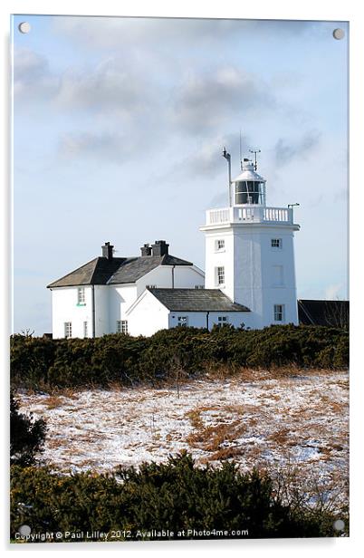 A Winter Wonderland at Cromer Lighthouse Acrylic by Digitalshot Photography