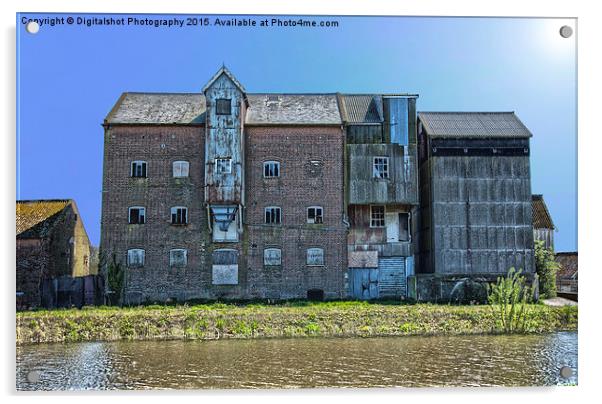 Captivating Ebridge Mill Transformation Acrylic by Digitalshot Photography