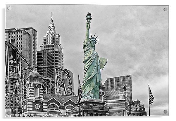 Statue of Liberty Acrylic by Philip Pound