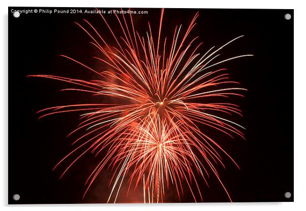  Fireworks in the Sky Acrylic by Philip Pound