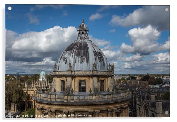 Radcliffe Camera Oxford Acrylic by Philip Pound