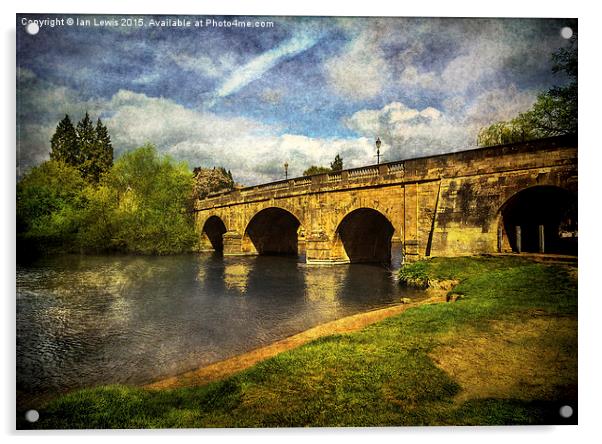  The Bridge At Wallingford Acrylic by Ian Lewis