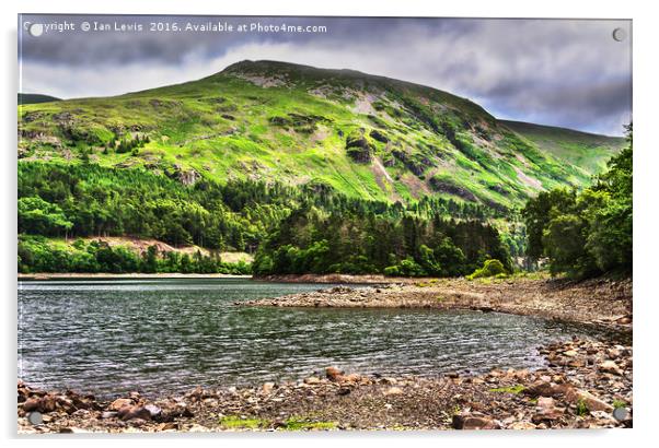 The Southern End Of Thirlmere Acrylic by Ian Lewis