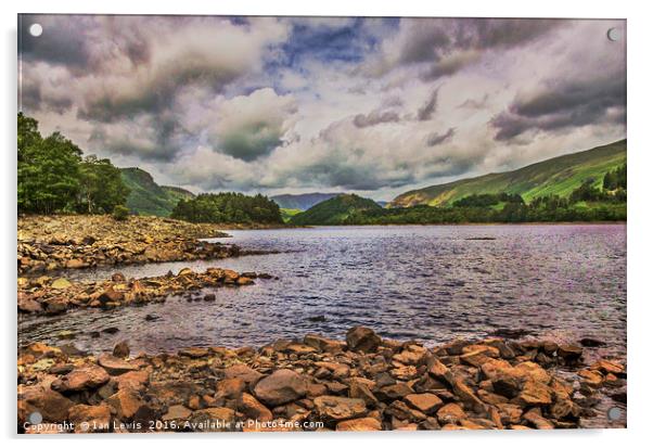 Thirlmere Looking North Acrylic by Ian Lewis
