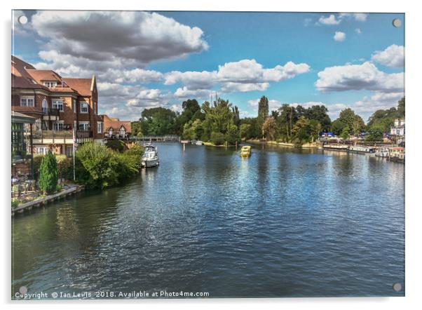 From Windsor Town Bridge Acrylic by Ian Lewis