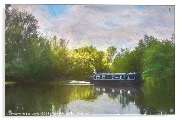 On The Avon A Digital Painting Acrylic by Ian Lewis