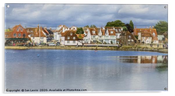 Emsworth Harbour Front Acrylic by Ian Lewis