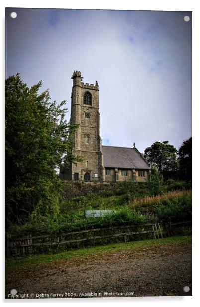 St Bartholomew's Church Acrylic by Debra Farrey