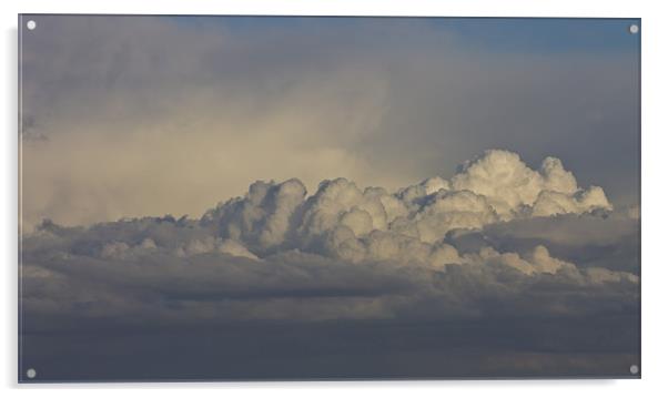 raging clouds Acrylic by simon plumridge
