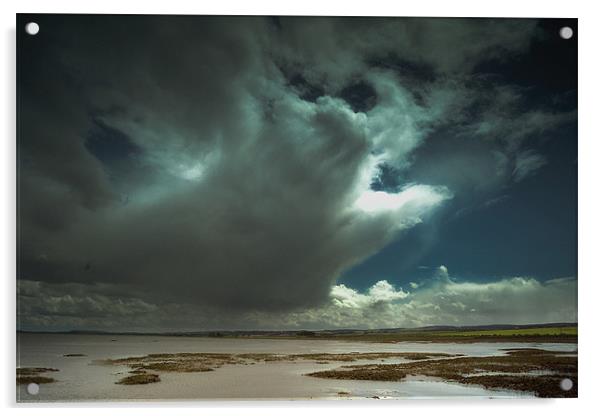 Lindisfarne Bay Acrylic by Paul Fisher