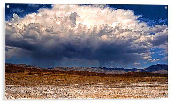 Death valley Thundercloud Acrylic by Paul Fisher