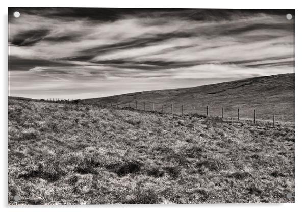 Breconb Beacons landscape Acrylic by Andrew Richards