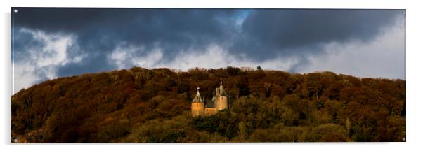 Castell Coch Acrylic by Andrew Richards