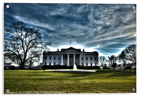 White House Acrylic by Jon Kondrath