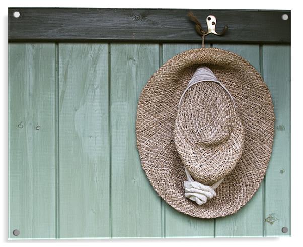 Summer Hat Acrylic by Karen Appleyard