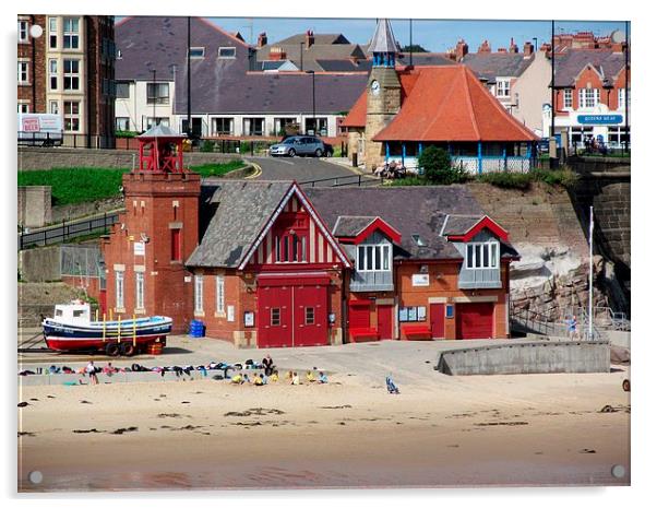 Tynemouth Lifeboat Station Acrylic by Marilyn PARKER
