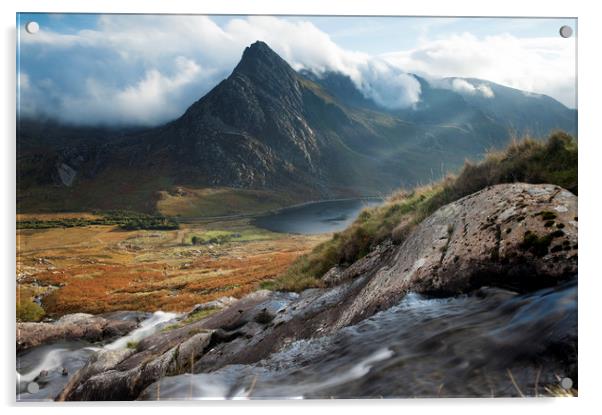 Towards Tryfan Acrylic by carl barbour canvas