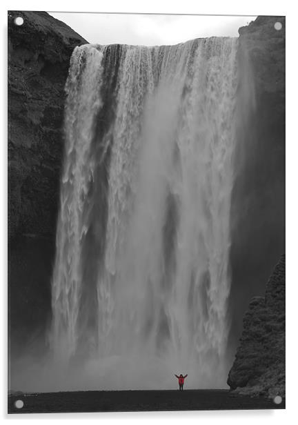Mighty Falls Acrylic by mark humpage