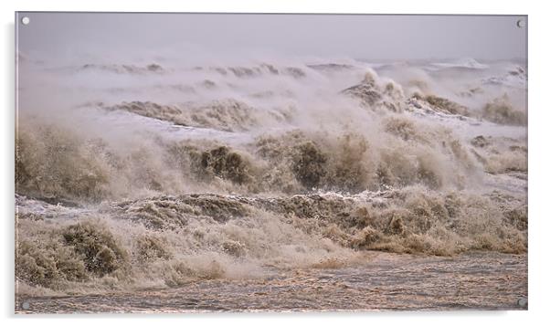 Hurricane Seas Acrylic by mark humpage