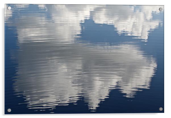 Cloud Ripples Acrylic by mark humpage