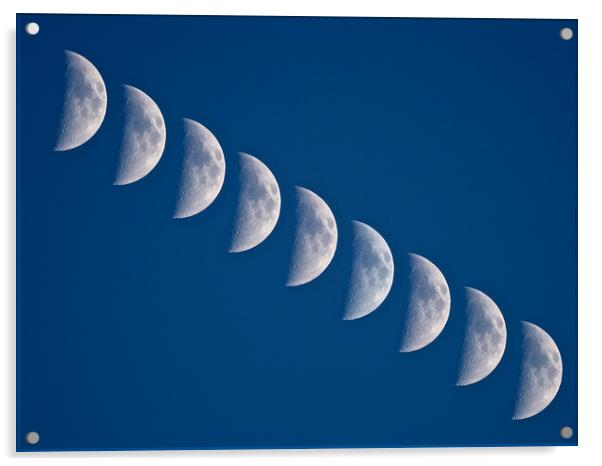 Crescent Moon Multiple Acrylic by mark humpage