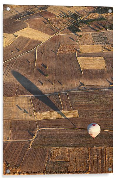 Hot Air Ballooning over Goreme Acrylic by Carole-Anne Fooks