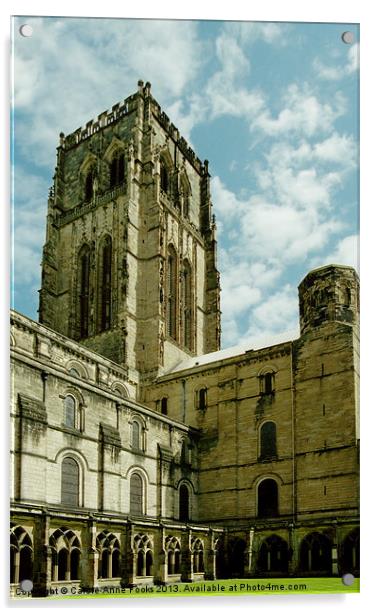 Durham Cathedral England Acrylic by Carole-Anne Fooks