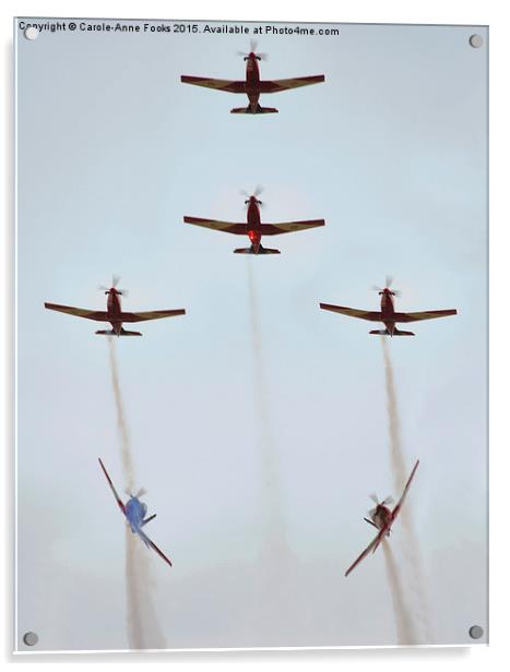 The Roulettes Acrylic by Carole-Anne Fooks