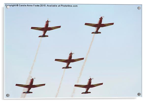  The Roulettes Acrylic by Carole-Anne Fooks