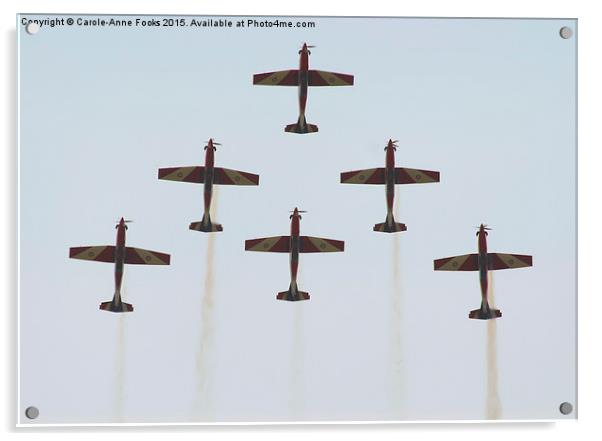   The Roulettes  Acrylic by Carole-Anne Fooks