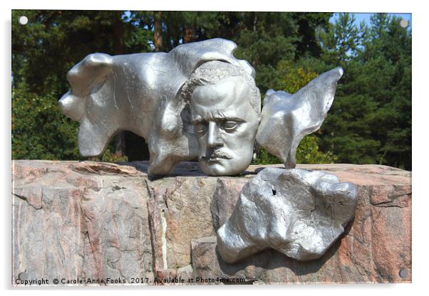The Sibelius Monument, Helsinki, Finland Acrylic by Carole-Anne Fooks