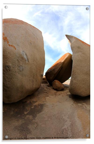 Remarkable Rocks Acrylic by Carole-Anne Fooks