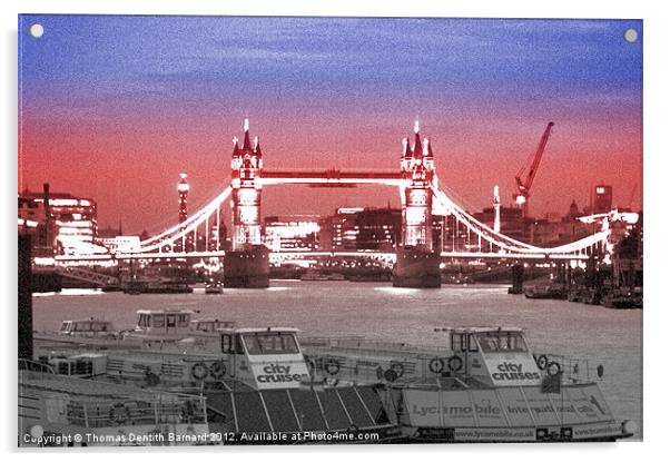 Tower Bridge Acrylic by Thomas Dentith Barnard