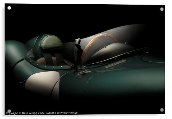 Aston Martin DBR1 Acrylic by Dave Wragg