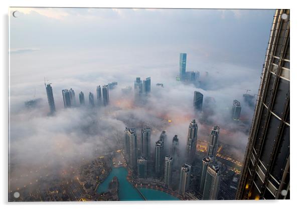  Dubai mist Acrylic by Dave Wragg