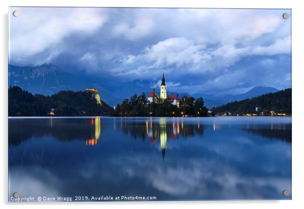 Lake Bled Acrylic by Dave Wragg