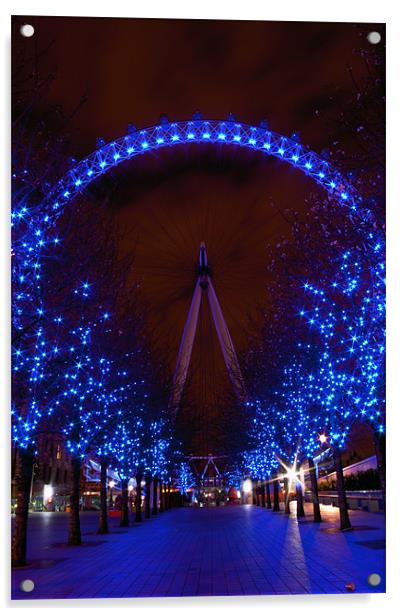 London Eye Acrylic by Andrew Holland