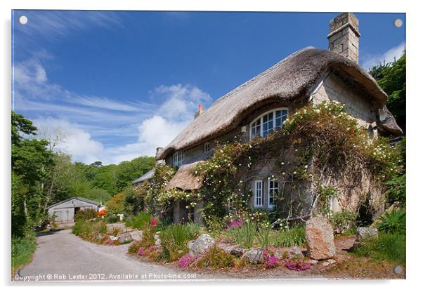A Cornish Dream. Acrylic by Rob Lester