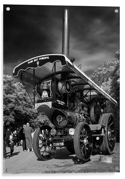Showman`s (Traction) Engine_Reknown Acrylic by Rob Lester