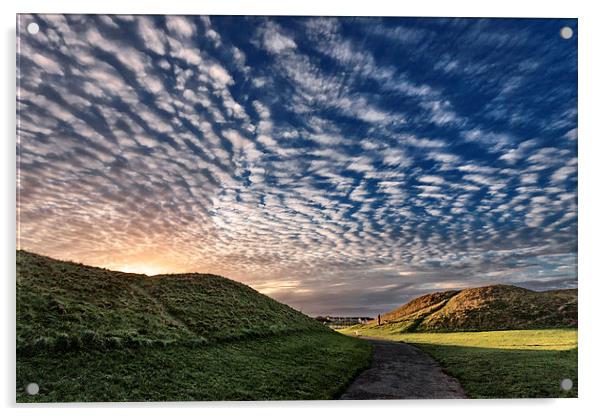  Mackerel Sky Acrylic by Rob Lester